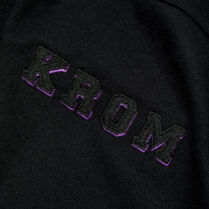 KROM x Champion T shirt Black