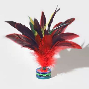 Picture of Jianzi - traditional Chinese shuttlecock game